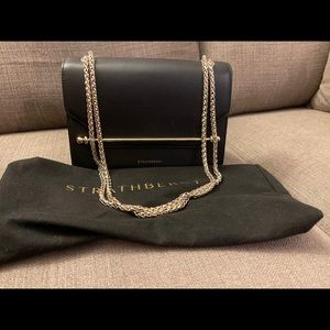 Strathberry East/West Bag Black With Gold Hardware